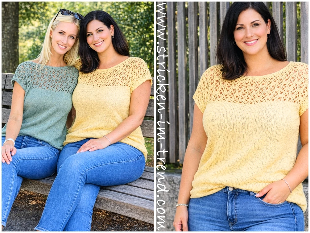 Stricktop MonteNegro #1 von stricken-im-trend.com