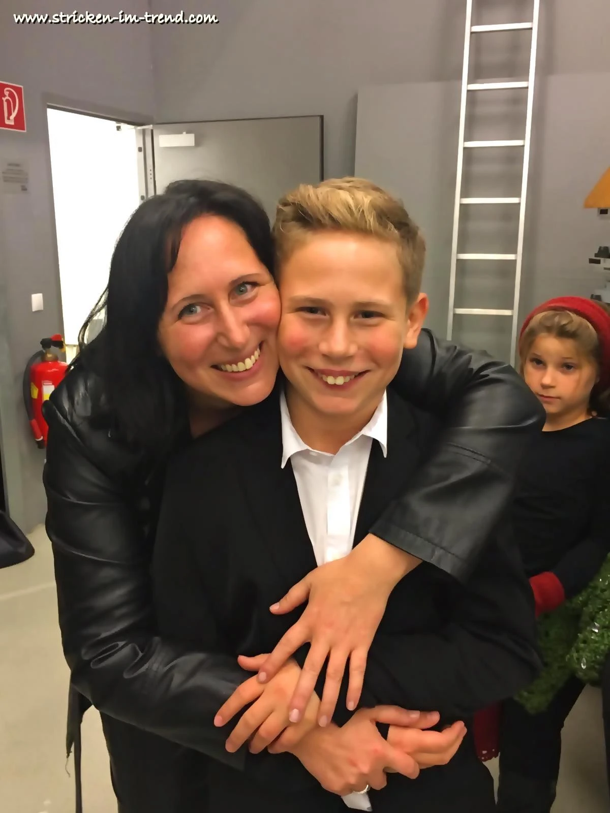 Persönlicher Moment hinter den Kulissen