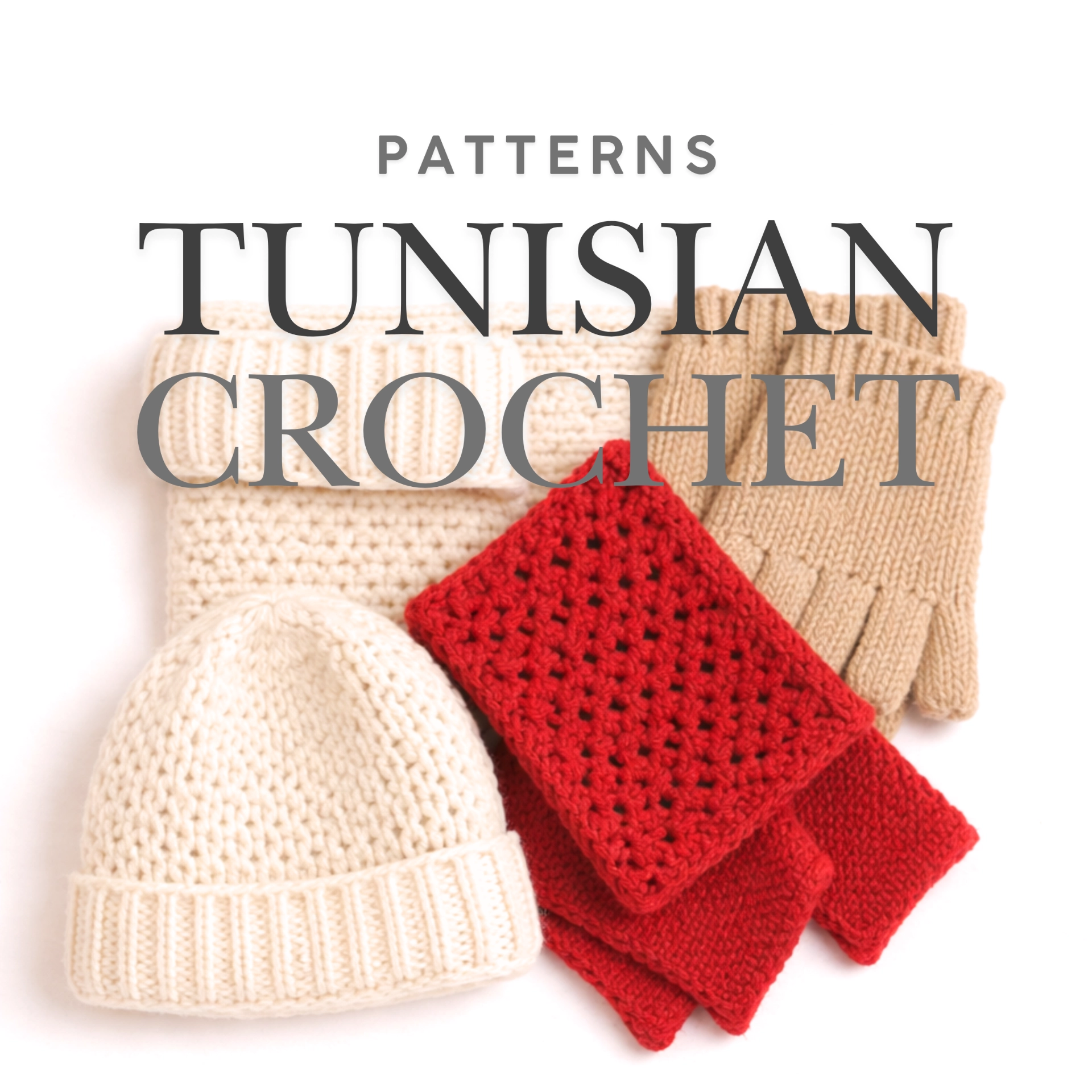 Tunisian crochet patterns – ParkaDesigns